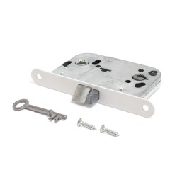 АЛЛЮР 2014 WW белый для финских дверей с фиксатором б/о Защёлка (50,10)