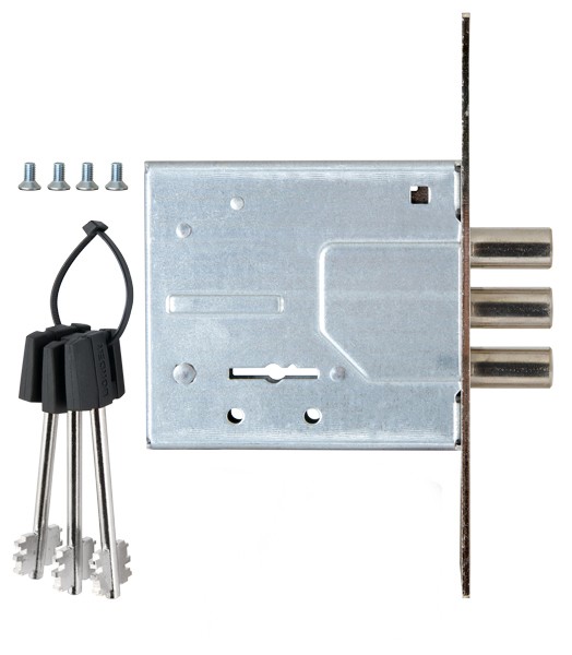 Замок врезной сувальдный ЗВ8-8У/13 (без отв. планки), 3 кл. /76300/