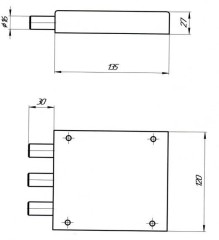 С-Пб (Богатырь С) Сейфовый Замок накладной тяж (10)