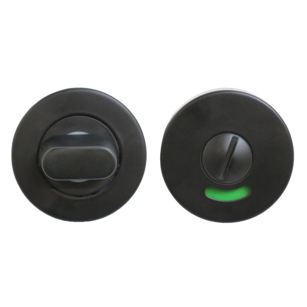 Сантехническая завертка к ручкам СТАНДАРТ 02WC SS BLACK ЧЕРНАЯ INOX нержавеющая сталь (60,3)