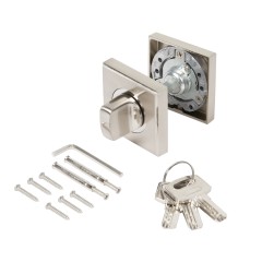 Ручка поворотная с фиксацией ключом BK6.FIX.JK SN-3 мат.никель