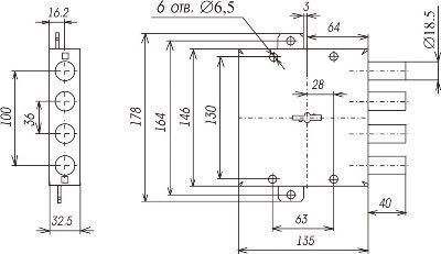 Сенат ЗВС-1 3кл комп.№2  б/о 137 Замок врезной тяж (7)