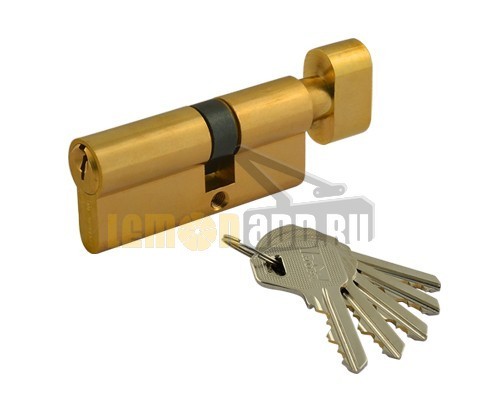 Цилиндровый механизм асимметричный ЛУВ (личина усиленная ключ-вертушка)
