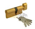 Цилиндровый механизм асимметричный ЛУВ (личина усиленная ключ-вертушка)