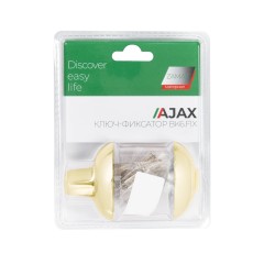 Ручка поворотная с фиксацией ключом BK6.FIX.JR GP-5 золото