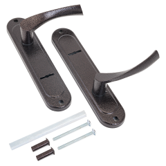 Эльбор  4.427 д/замка 1.04.27 сув. антик медь &quot;Капля&quot; Комплект ручек (10)