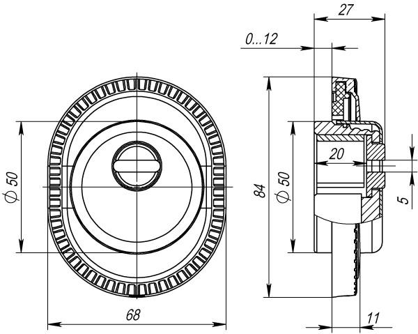 Броненакладка DEF.CL/OV.25 (ET/ATC-Protector 1CL-25) BB-17 коричневая бронза