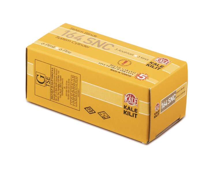 Цилиндровый механизм 164 SN/68 (26+10+32) mm никель 5 кл.