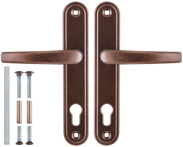 Ручка дверная 4132 Вега (медный антик) /124:1:54(2474)/