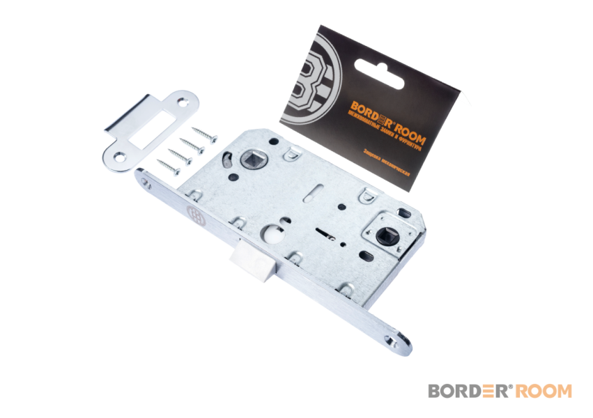 Рязань BORDER ROOM хром (хедер) 81802 Защелка (30)