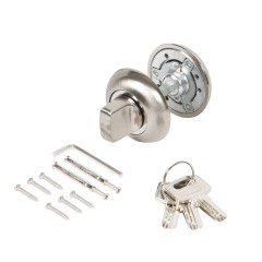 Ручка поворотная с фиксацией ключом BK6.FIX.JR SN-3 мат.никель