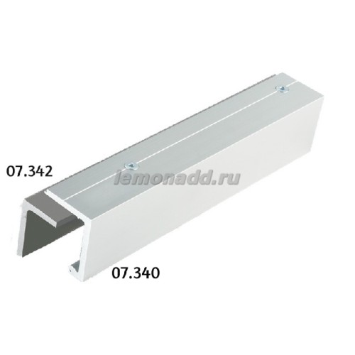 DORMA Agile 150 угловой профиль для крепления трека к стене (фото)