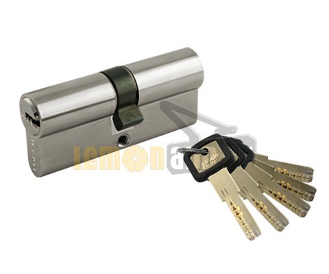 Цилиндровый механизм симметричный ЛПУ.УК (личина перфорированная усиленная ключ-ключ с удлиненным ключом)