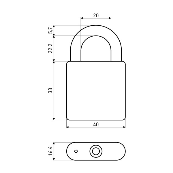 АЛЛЮР ВС1Ч-4504 d6мм 5кл. Замок навесной (96,12!!!)