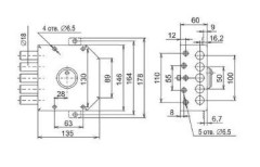 Сенат ЗНСТ 2&quot;У&quot; 3кл  [Ит]  079 Замок накладной тяж (6)