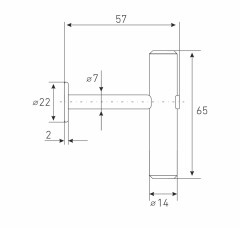 АЛЛЮР ВС-214КА (РУ) d=7мм одна секретность (без паспорта) Замок навесной (40)
