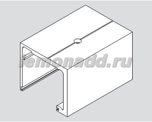 DORMA AGILE 150 Направляющий трек для конструкций с боковыми экранами