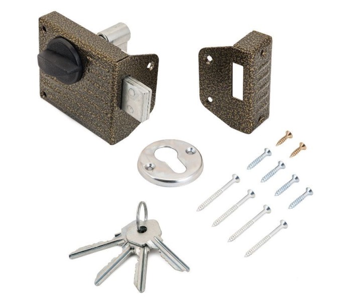 Д-град Зенит ЗН1-2.1 бронза Замок накладной (16)