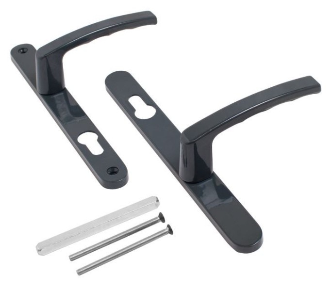 ЛДМ АГН-85.25.67-75 RAL7016 антрацит с пружин.  м/о 85 "под пальчики" Комплект ручек (12,3!!!)