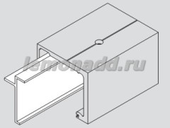 AGILE 150 Профиль для крепления бокового экрана (DORMA)