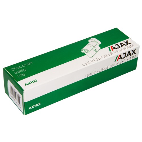 Цилиндровый механизм (AX102/80) AX1002Knob80 (35+10+35) CP хром с вертушкой