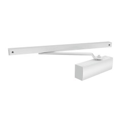 Доводчик дверной со скользящей тягой DCSLIDER45 WH (белый)
