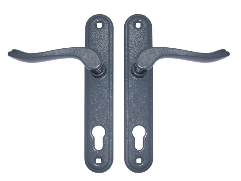 Гардиан 4132 Соната темно-серая к замку Гардиан 1211,3211 Комплект ручек (15)