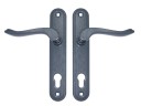 Гардиан 4132 Соната темно-серая к замку Гардиан 1211,3211 Комплект ручек (15)