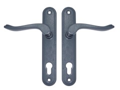 Гардиан 4132 Соната темно-серая к замку Гардиан 1211,3211 Комплект ручек (15)