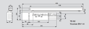 DORMA TS 92 B размеры