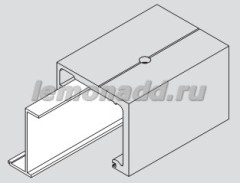 AGILE 150 Декоративный профиль для направляющего трека (DORMA)