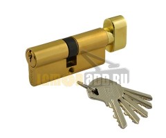 Цилиндровый механизм симметричный ЛУВ (личина усиленная ключ-вертушка)
