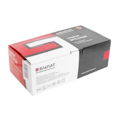 БУЛАТ ЗВ 4-4B.60.80.01.08-L АЛЬФА мат. никель без ц/м (ЗВ4-0526L) Замок врезной с/руч (10)