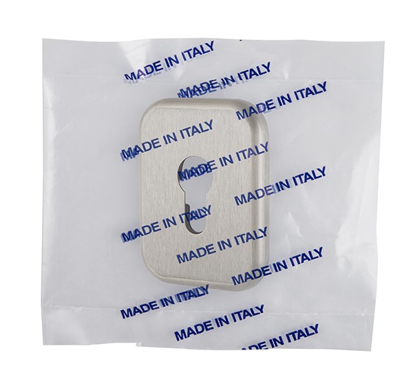 Декоративная Квадратная накладка на цилиндр ET-DEC SQ (ATC Protector 1) SN-3 Мат.никель