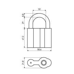 АЛЛЮР ВС1Ч-460 d9мм 5кл. Замок навесной (48,6!!!)