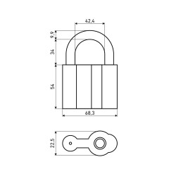 АЛЛЮР ВС1Ч-470 d10мм 5кл. Замок навесной (36,6!!!)