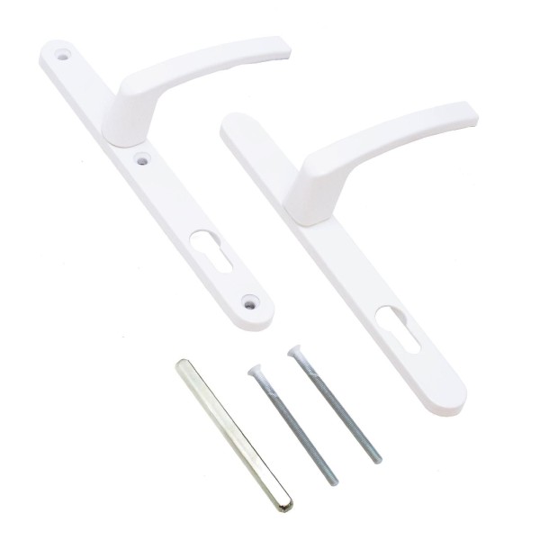 ЛДМ АГН-92.25.67-75 RAL 9016 бел. с пруж. м/о 92 "под пальчики" для узкопроф.Комплект руч. (12,3!!!)