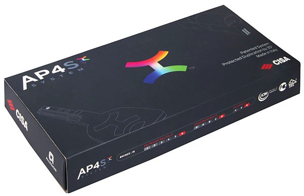 Цилиндровый механизм под вертушку (дл. шток) Cisa AP4S 0P3S7-87.66 (90 мм/55+10+25), ЛАТУНЬ