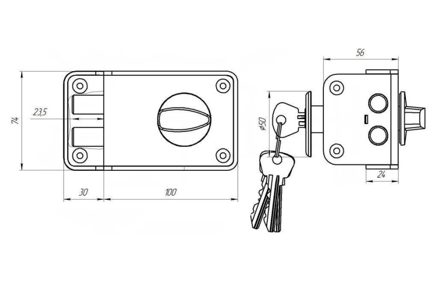 Д-град Зенит ЗН1-3-1 Белый Замок накладной (16)
