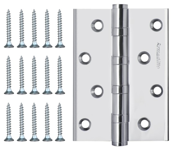 Петля универсальная IN4500UC-BL CP 102x76x3 INOX304 хром БЛИСТЕР
