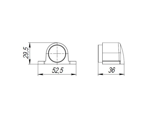 Упор дверной напольный DFIX/F52 (DS PF-52) ABG-6 бронза