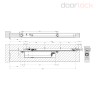 DL 700 ITS/M EN2-4 дверной доводчик скрытой установки (корпус доводчика в комплекте с тягой с ФОП)