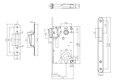Замок магнитный dormakaba 940-M