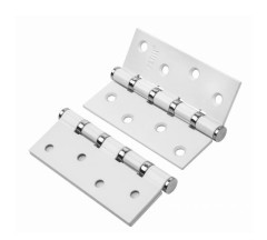 RENZ 100-4BB FH SW/CP 4 подш супер.бел./хром блест. 100*75 Петля дверная 2 шт (50;1!!!) НОВИНКА