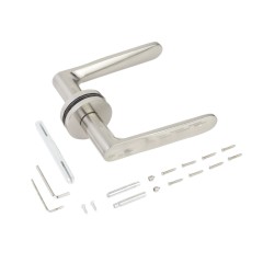 АЛЛЮР АРТ &quot;ДОНАТА&quot; SN (9380) мат.никель Комплект ручек (20)