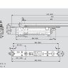 DORMA ITS 96 EN 3-6 дверной доводчик скрытой установки (корпус доводчика, без тяги)