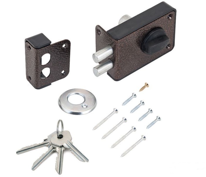 Д-град Зенит ЗН1-3-1 Медь Замок накладной (16)