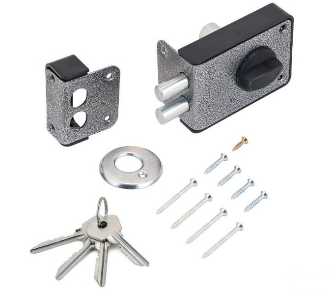 Д-град Зенит ЗН1-3-1 Серебро Замок накладной (16)