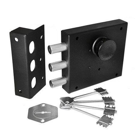 С-Пб Богатырь М с/вертуш ( 1 отв.планка) Замок гаражный тяж (10)