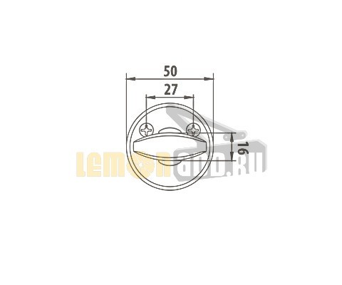 Дверная накладка под фиксатор ФНФ